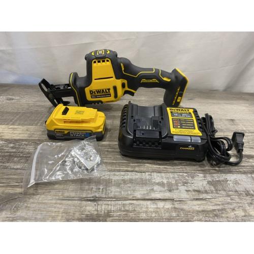 AS-IS DEWALT Atomic 20-Volt Maximum Cordless Brushless Compact Reciprocating Saw Kit