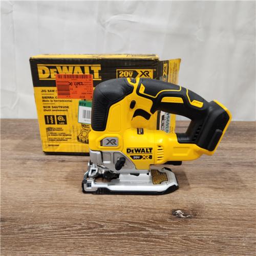 AS-IS DEWALT DCS334B 20V MAX XR Lithium-Ion Cordless Brushless Jig Saw (Tool Only)