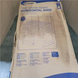 CALIFORNIA AS-IS SUNCAST HORIZONTAL SHED