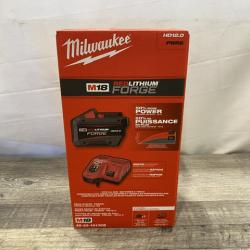 NEW - Milwaukee 18-Volt Lithium-Ion REDLITHIUM FORGE Starter Kit with 12. 0Ah Battery and Charger