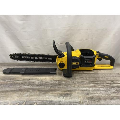 AS-IS DEWALT FLEXVOLT 60V MAX 16in. Brushless Cordless Battery Powered Chainsaw (Tool Only)