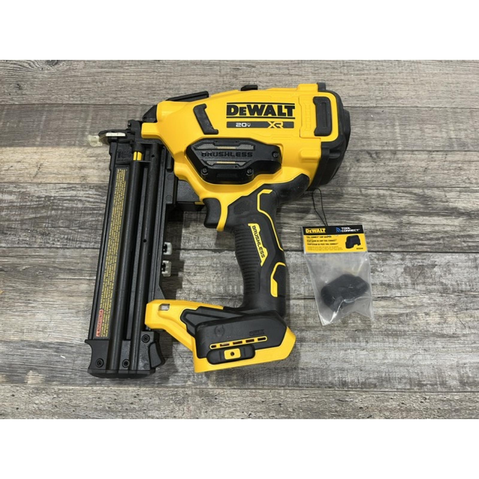 AS-IS DEWALT 20V MAX XR 18 Gauge Cordless Brad Nailer (Tool Only)