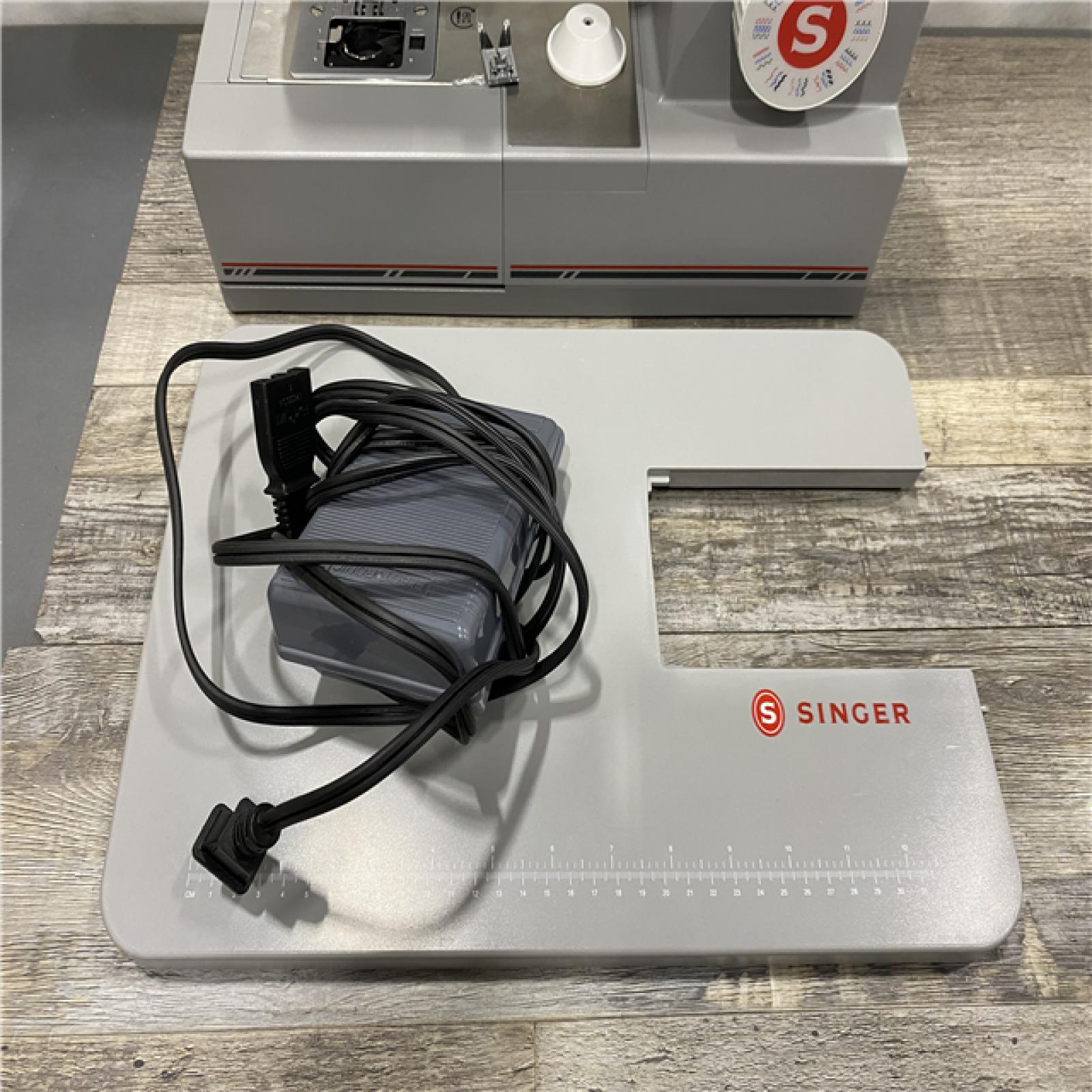 AS-IS Singer - 64S Heavy Duty Sewing Machine with Extension Table - Gray