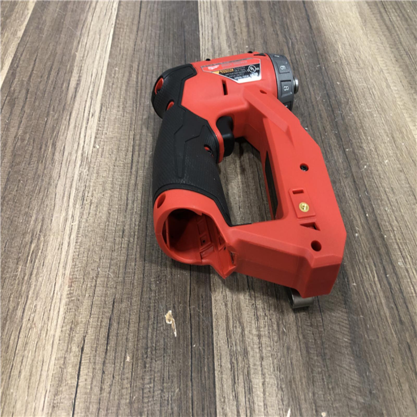 AS-IS Milwaukee FUEL 12V Lithium-Ion Brushless Cordless 4-in-1 Installation 3/8 in. Drill Driver (Tool-Only)