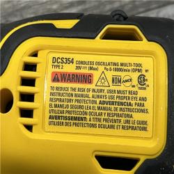 AS-IS DEWALT ATOMIC 20V MAX Cordless Brushless Oscillating Multi Tool Kit
