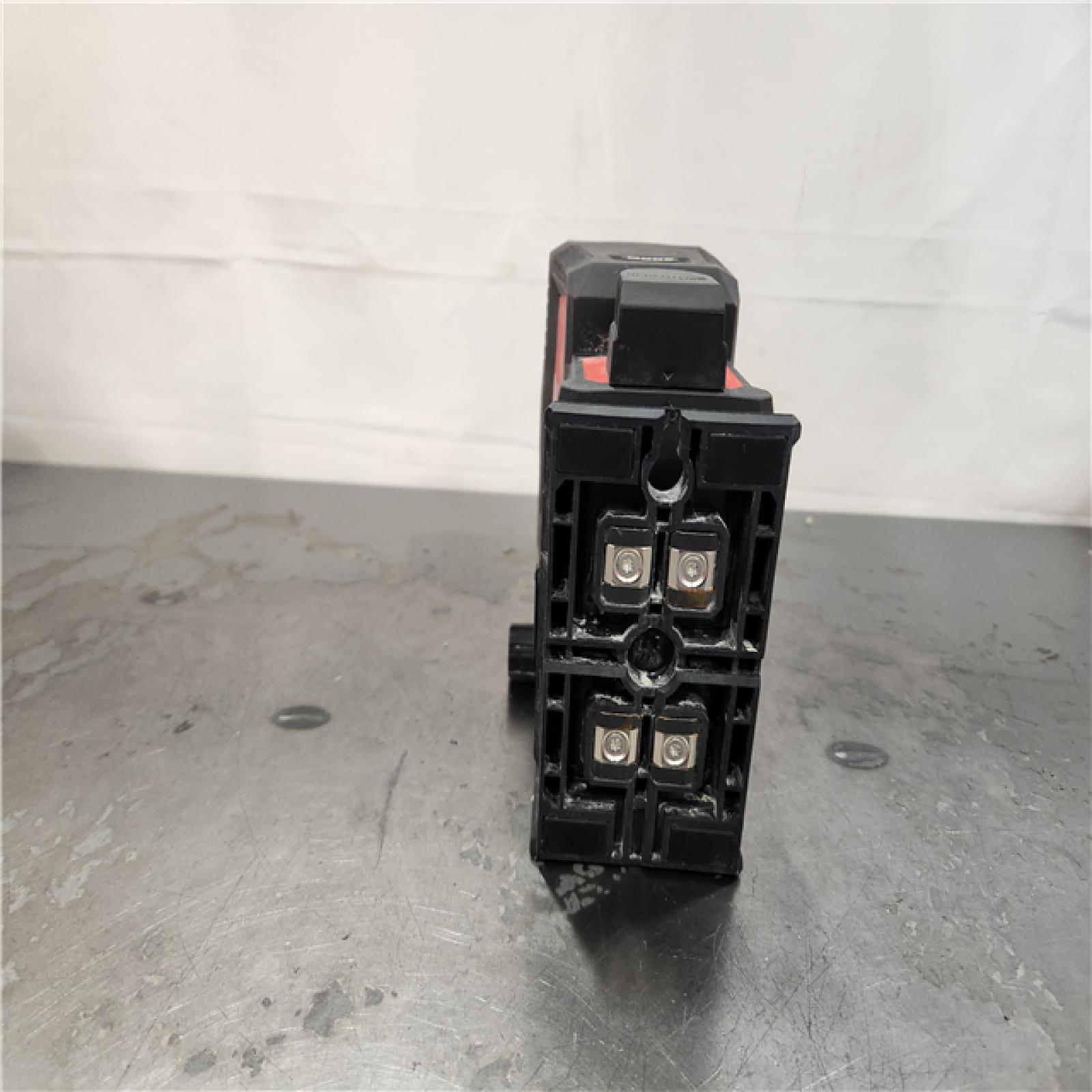 AS-IS- Milwaukee 100 ft. REDLITHIUM Lithium-Ion USB Green Rechargeable Cross Line Laser Level with Charger