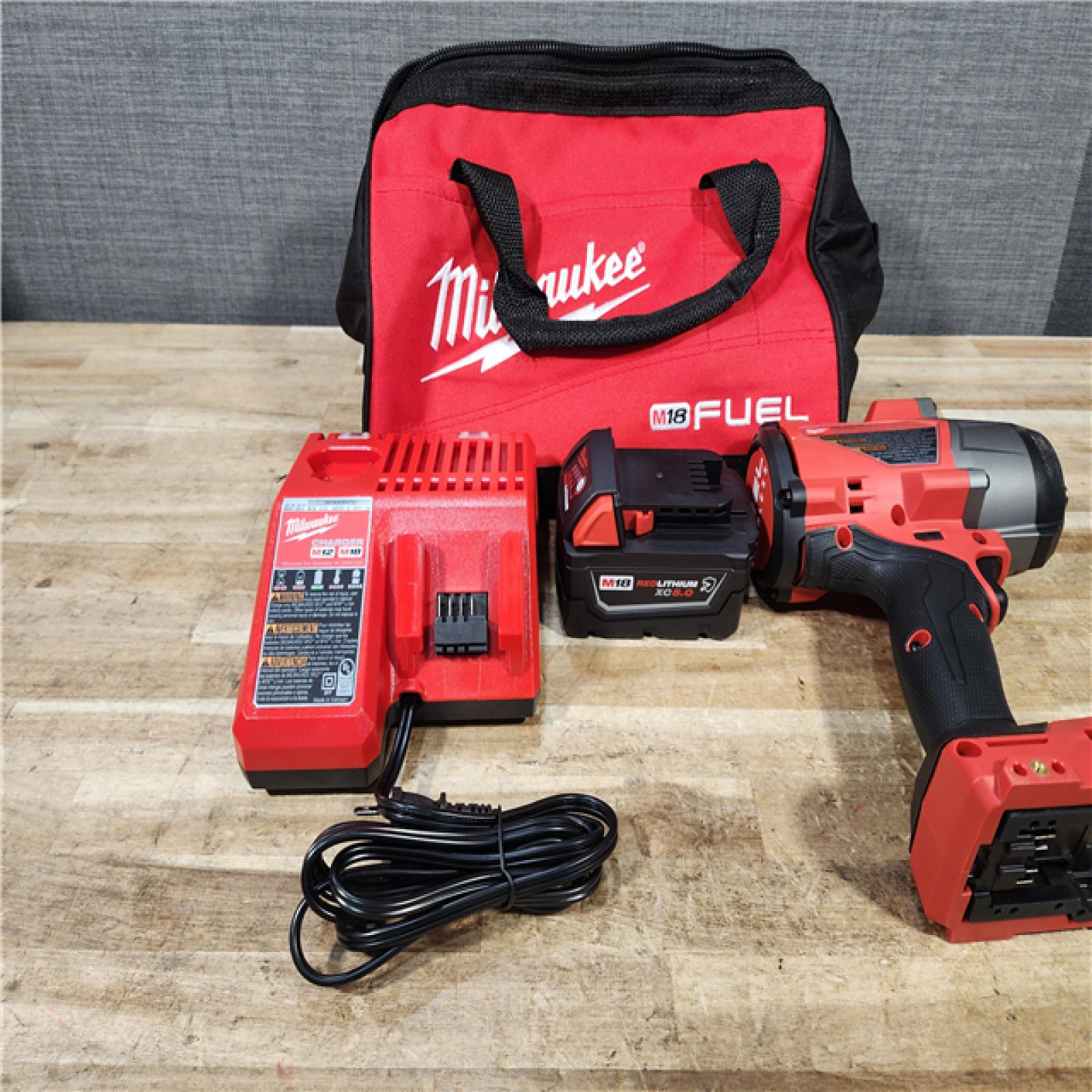 HOUSTON LOCATION - AS - IS Milwaukee FUEL 18V Lithium-Ion Brushless Cordless 1/2 in. Impact Wrench w/Friction Ring Kit