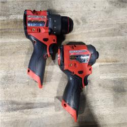 HOUSTON LOCATION - AS-IS Milwaukee 3497-22 12V Brushless Hammer Drill and Impact Driver Combo Kit