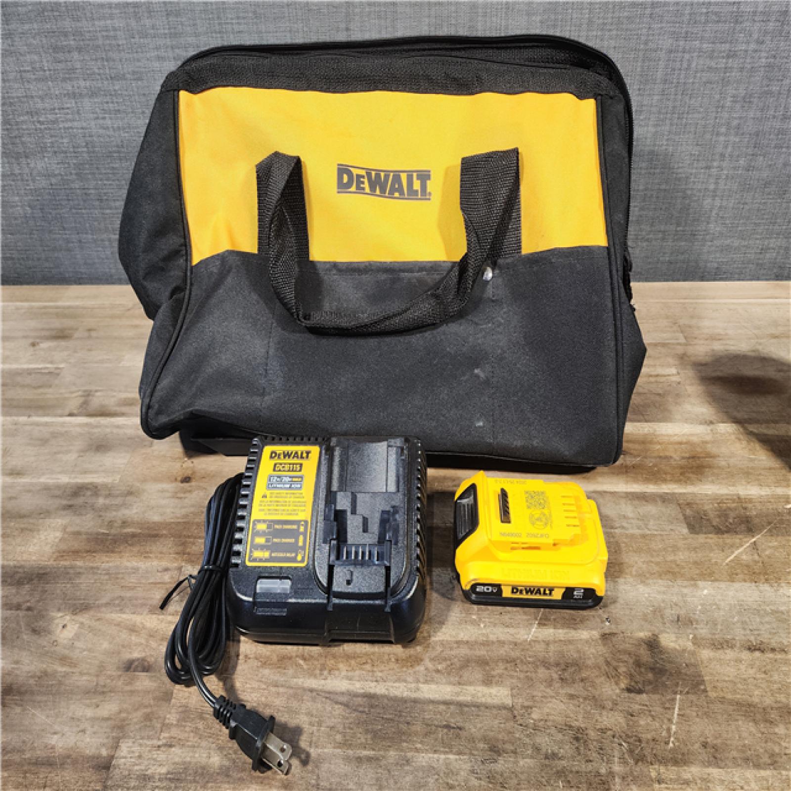 HOUSTON LOCATION - AS-IS DeWalt 20V MAX XR 15 Ga. Cordless 34 Deg Nailer Kit (Battery & Charger) 20 V