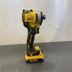AS-IS - DeWALT ATOMIC 20V Max Lithium-Ion Brushless Cordless Compact 1/4 in. Impact Driver Kit