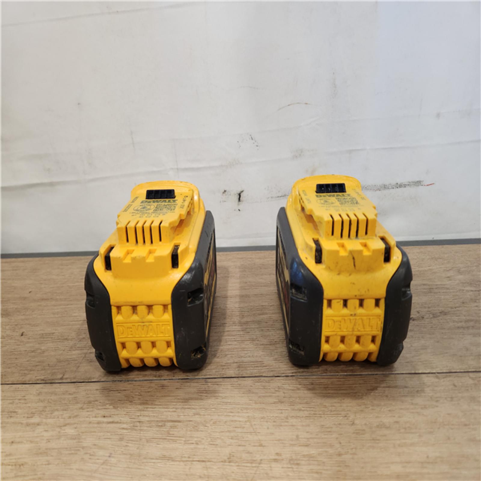 AS-IS- DEWALT FLEXVOLT 20V/60V MAX Lithium-Ion 6.0Ah Battery Pack (2 Pack)