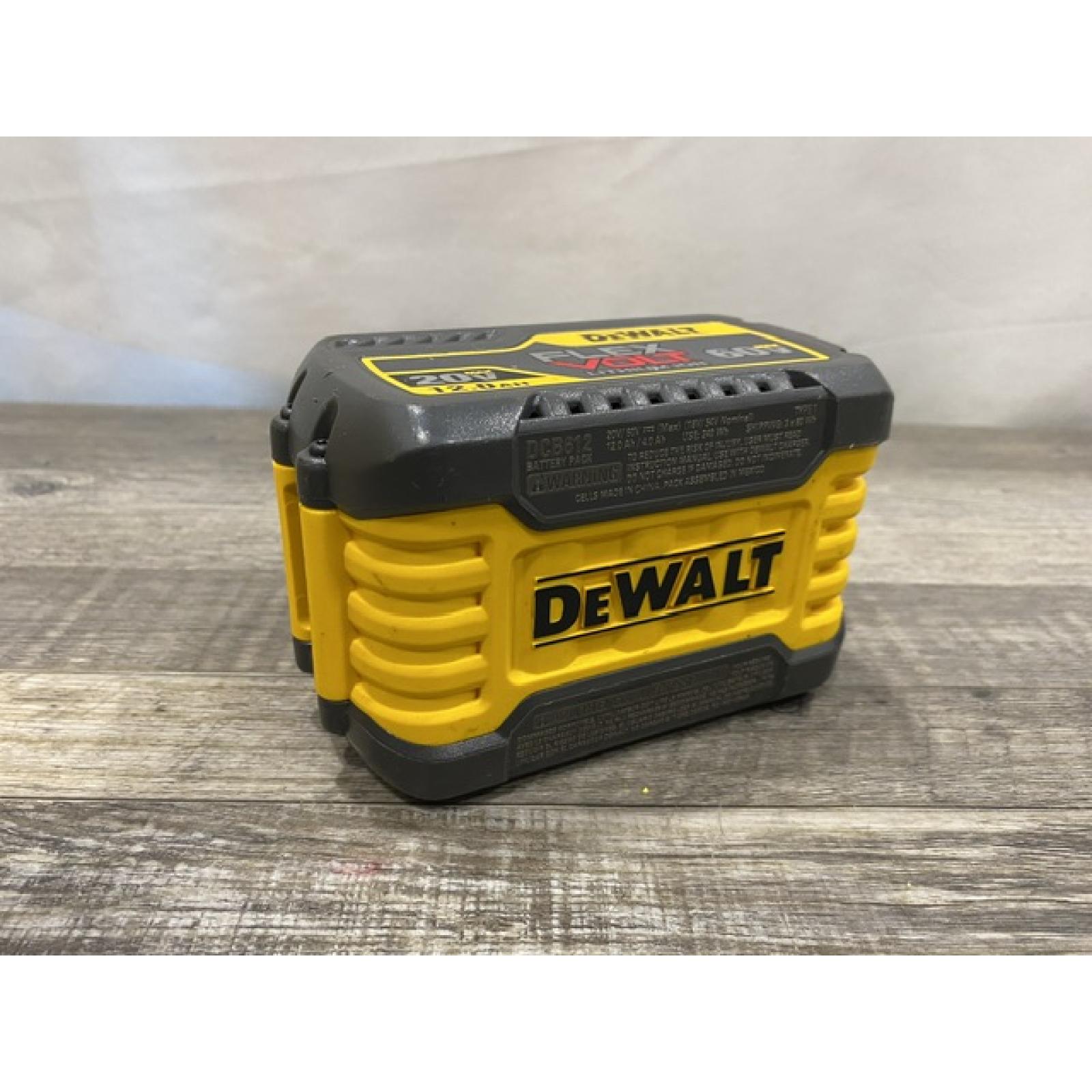 AS-IS DEWALT FLEXVOLT 20V/60V MAX Lithium-Ion 12.0Ah Battery
