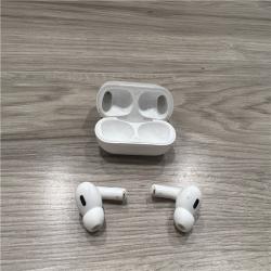 AS-IS Apple AirPods Pro (2nd Generation) with the USB-C MagSafe Charging Case
