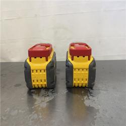 AS-IS- DEWALT FLEXVOLT 20V/60V MAX Lithium-Ion 6.0Ah Battery Pack (2 Pack)