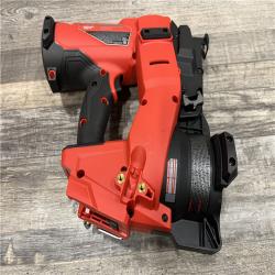 AS-IS Milwaukee FUEL 18-Volt Lithium-Ion Brushless Cordless Coil Roofing Nailer (Tool Only)