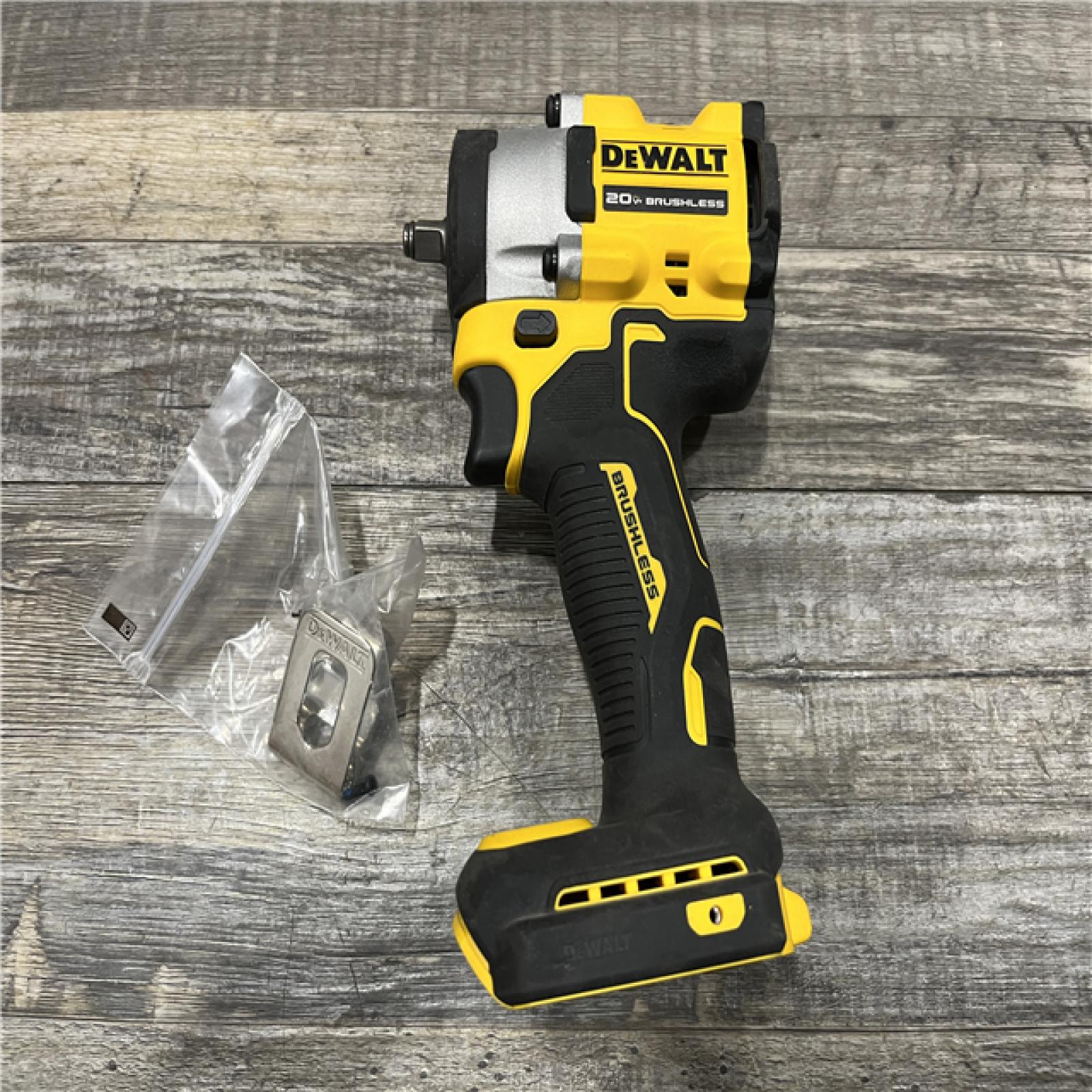 AS-IS DEWALT ATOMIC 20V MAX Cordless Brushless 3/8 in.Variable Speed Impact Wrench (Tool Only)