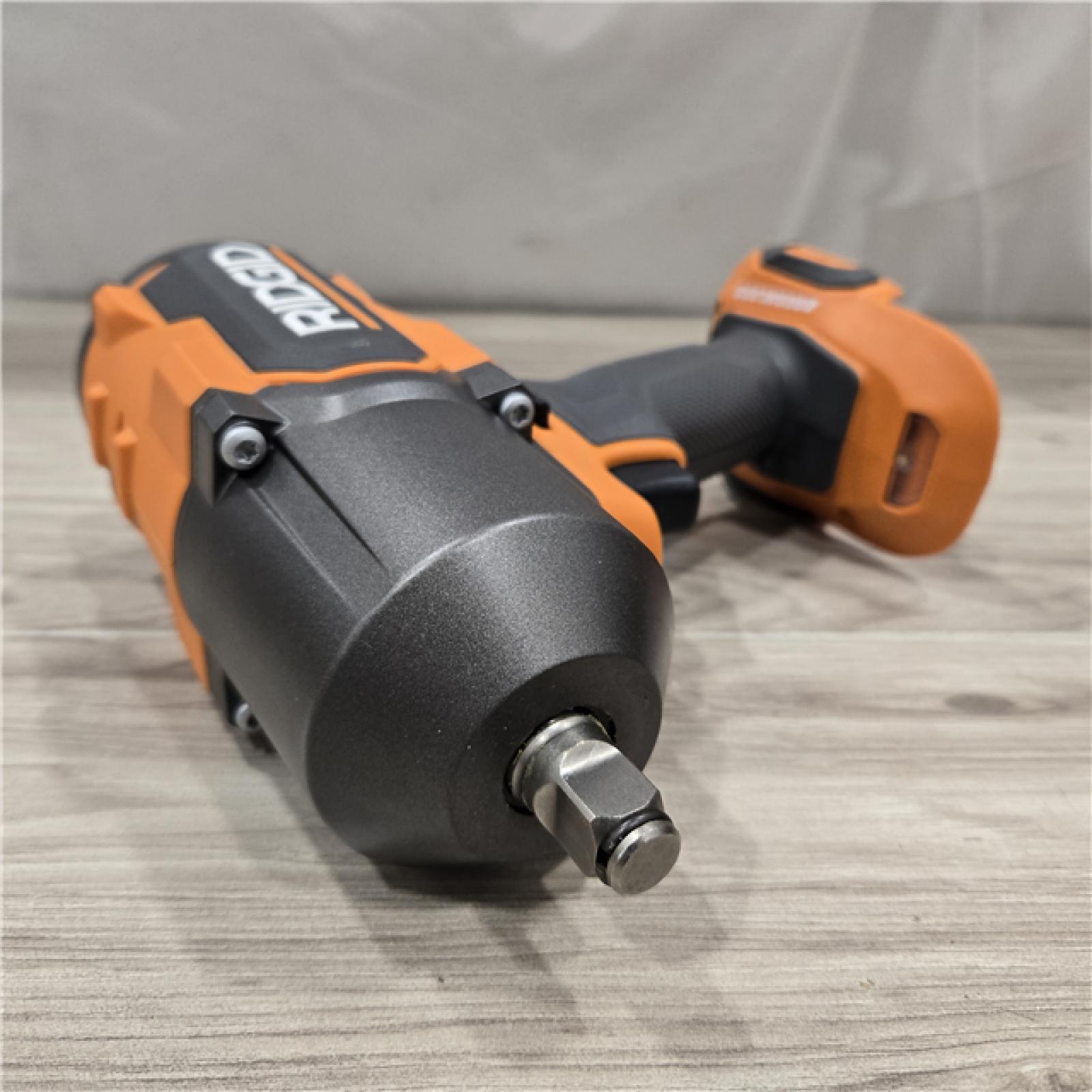 AS-IS RIDGID 18V Cordless 4-Mode 1/2 in. High-Torque Impact Wrench Kit