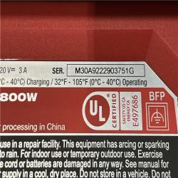 AS-IS Milwaukee 18V Lithium-Ion Cordless 3600-Watt/1800-Watt Battery Powered Power Supply (Tool Only)