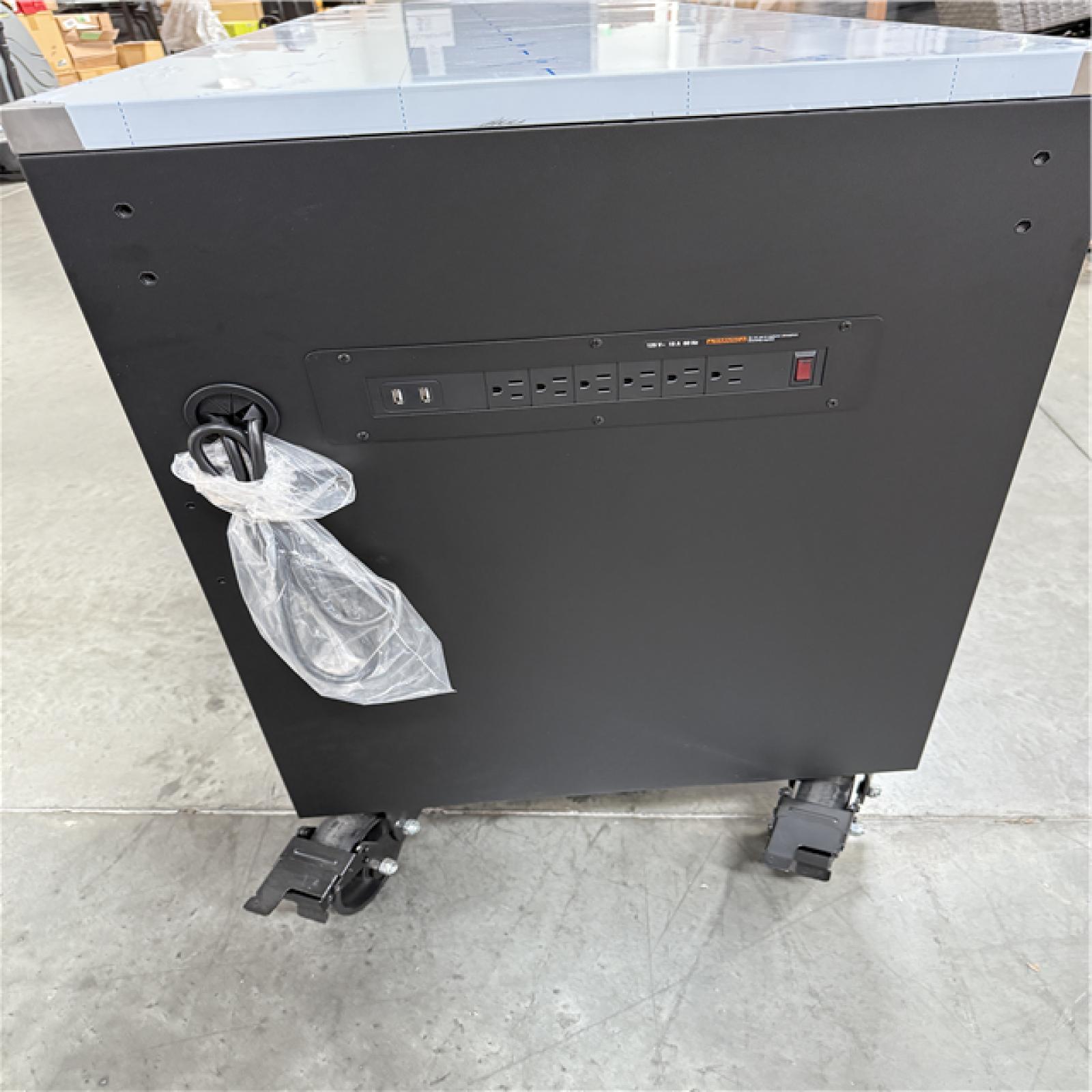 California AS-IS HUSKY 96 in. 24-Drawer Mobile Workbench-Appears in Excellent Condition