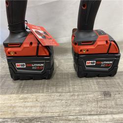 AS-IS Milwaukee FUEL 18V Lithium-Ion Brushless Cordless Hammer Drill and Impact Driver Combo Kit