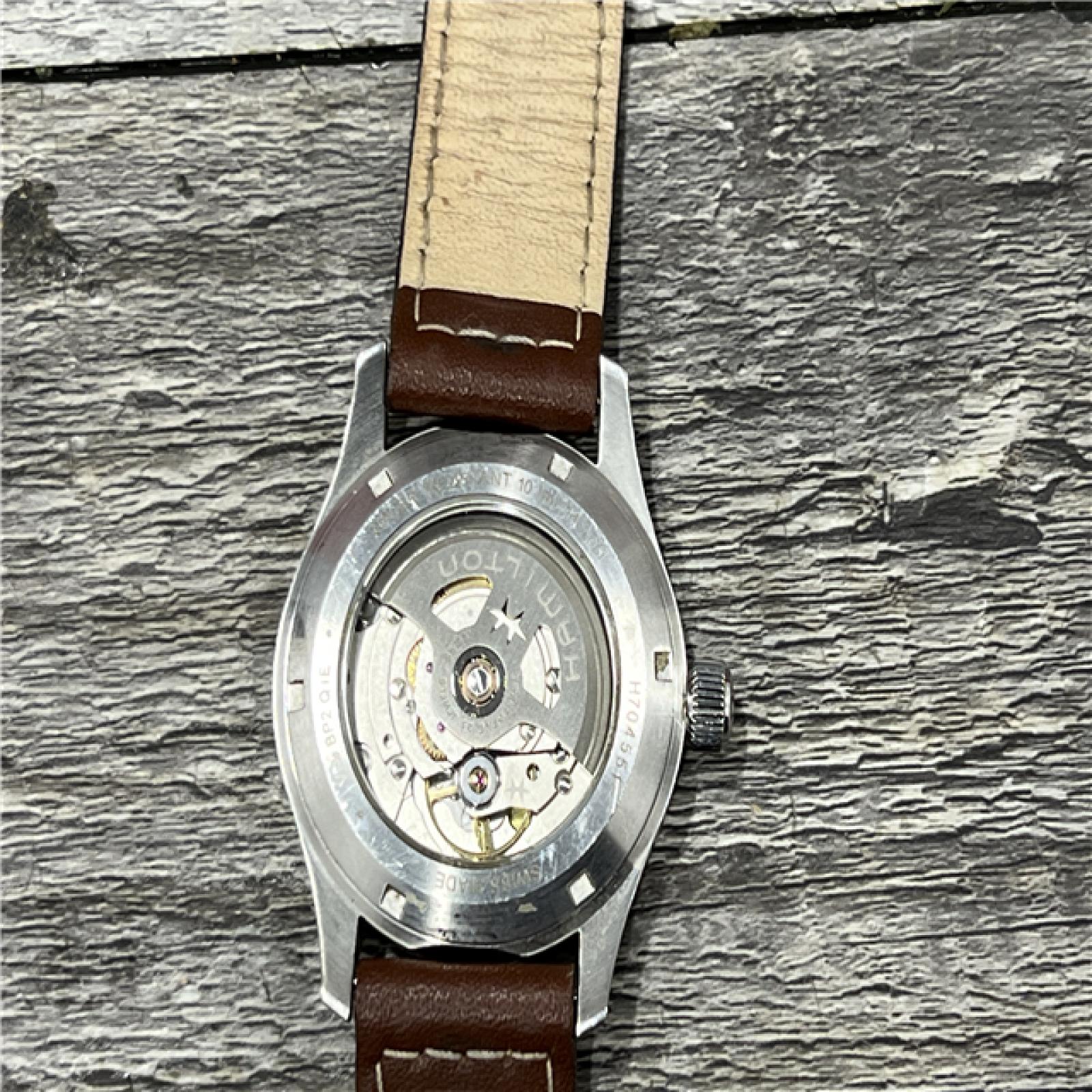 AS-IS Hamilton Khaki Field Automatic Men's Watch H704551 Stainless Steel