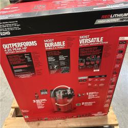 California NEW Milwaukee 12 Gallon Dual-Battery Wet/Dry Vacuum Kit, includes (2) Batteries & Charger