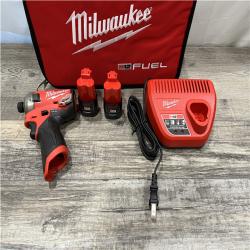 AS-IS Milwaukee FUEL SURGE 12V Lithium-Ion Brushless Cordless 1/4 in. Hex Impact Driver Compact Kit