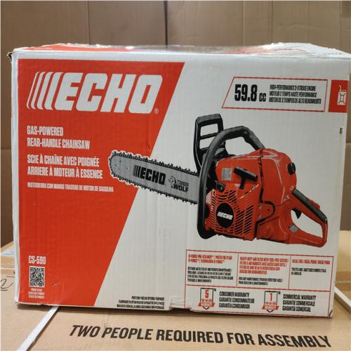 Phoenix NEW ECHO 20 in. 59.8 cc Gas 2-Stroke Rear Handle Timber Wolf Chainsaw