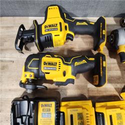 HOUSTON LOCATION - AS - IS DEWALT ATOMIC 20-Volt Lithium-Ion Cordless Brushless (4-Tool) Combo Kit