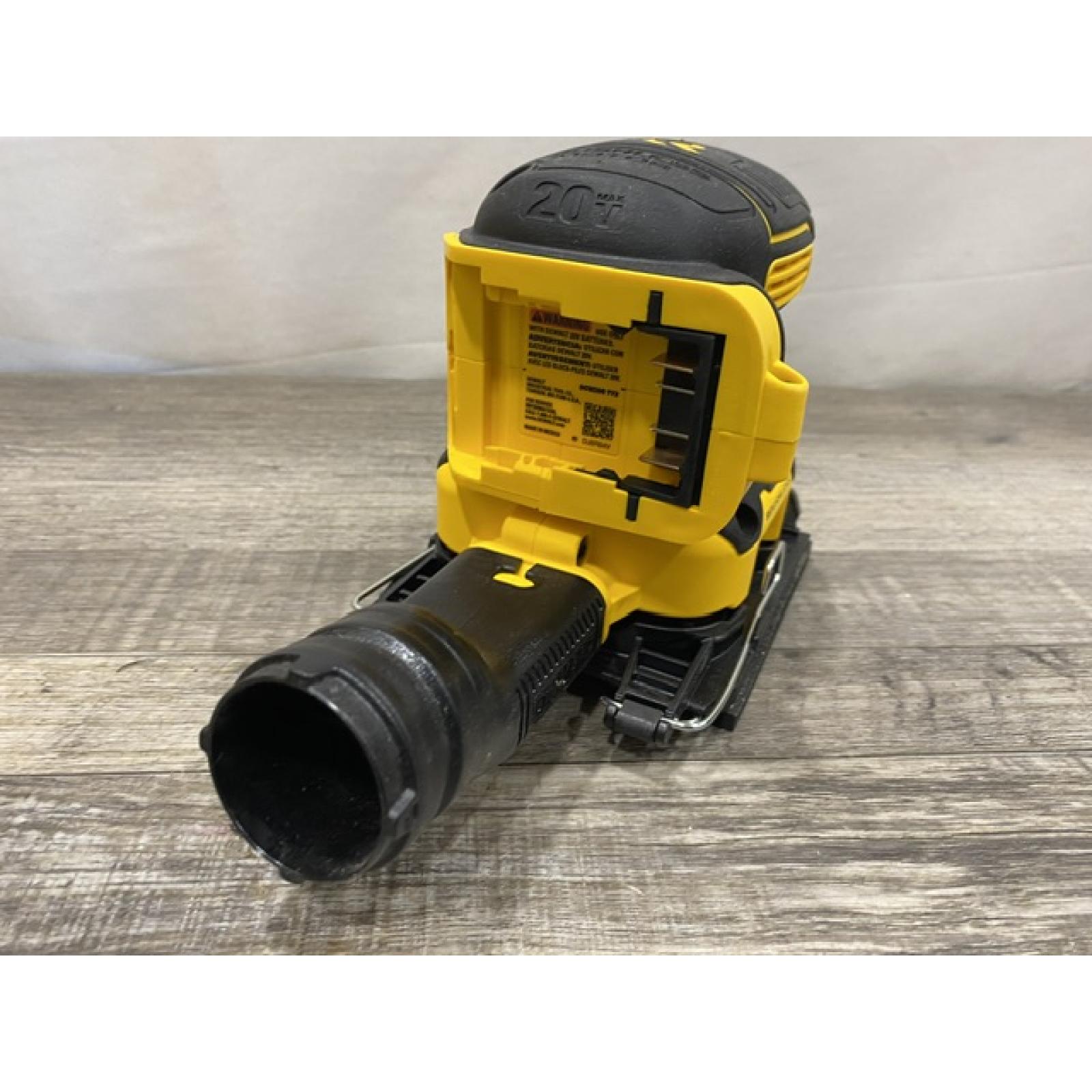 AS-IS DEWALT 20V MAX XR Cordless Brushless 1/4 Sheet Variable Speed Sander (Tool Only)