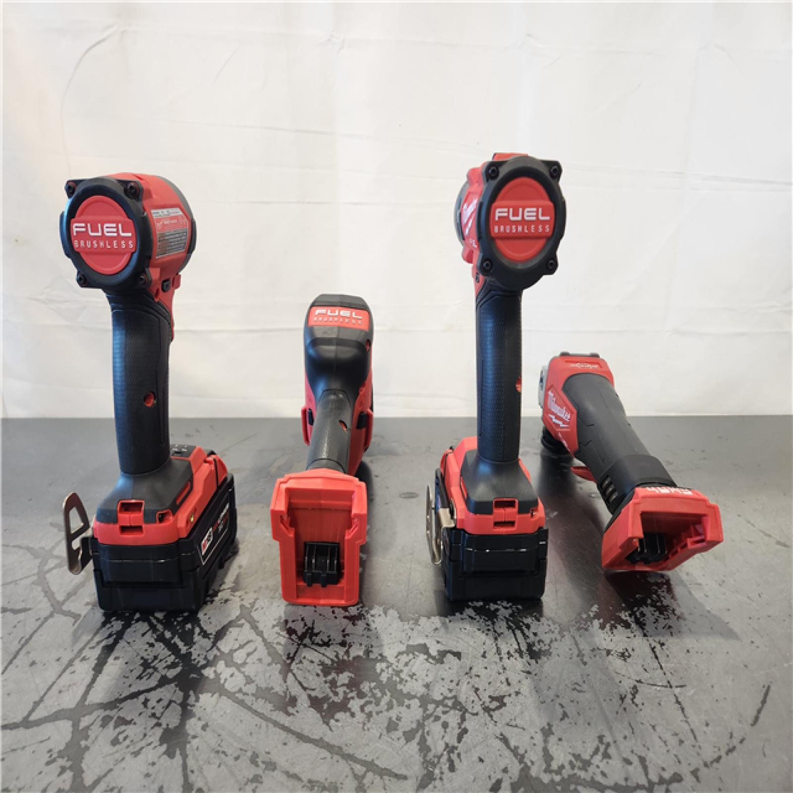 AS-IS- Milwaukee FUEL18-Volt Lithium-Ion Cordless (4-Tool) Combo Kit