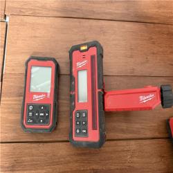 California AS-IS Milwaukee M18 Red Exterior Dual Slope Rotary Laser Level Kit with Receiver & Remote