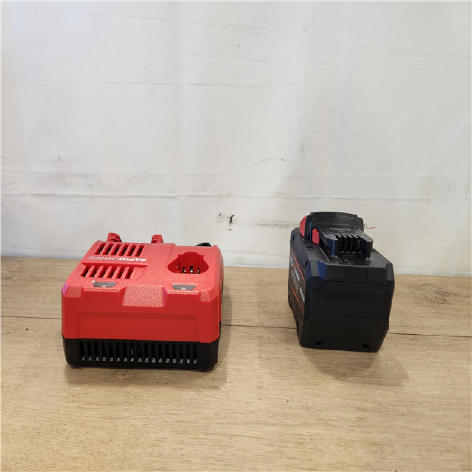 AS-IS- Milwaukee 18-Volt Lithium-Ion REDLITHIUM FORGE Starter Kit with 12. 0Ah Battery and Charger