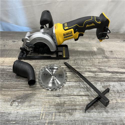 AS-IS DEWALT ATOMIC 20V MAX Cordless Brushless 4-1/2 in. Circular Saw (Tool Only)