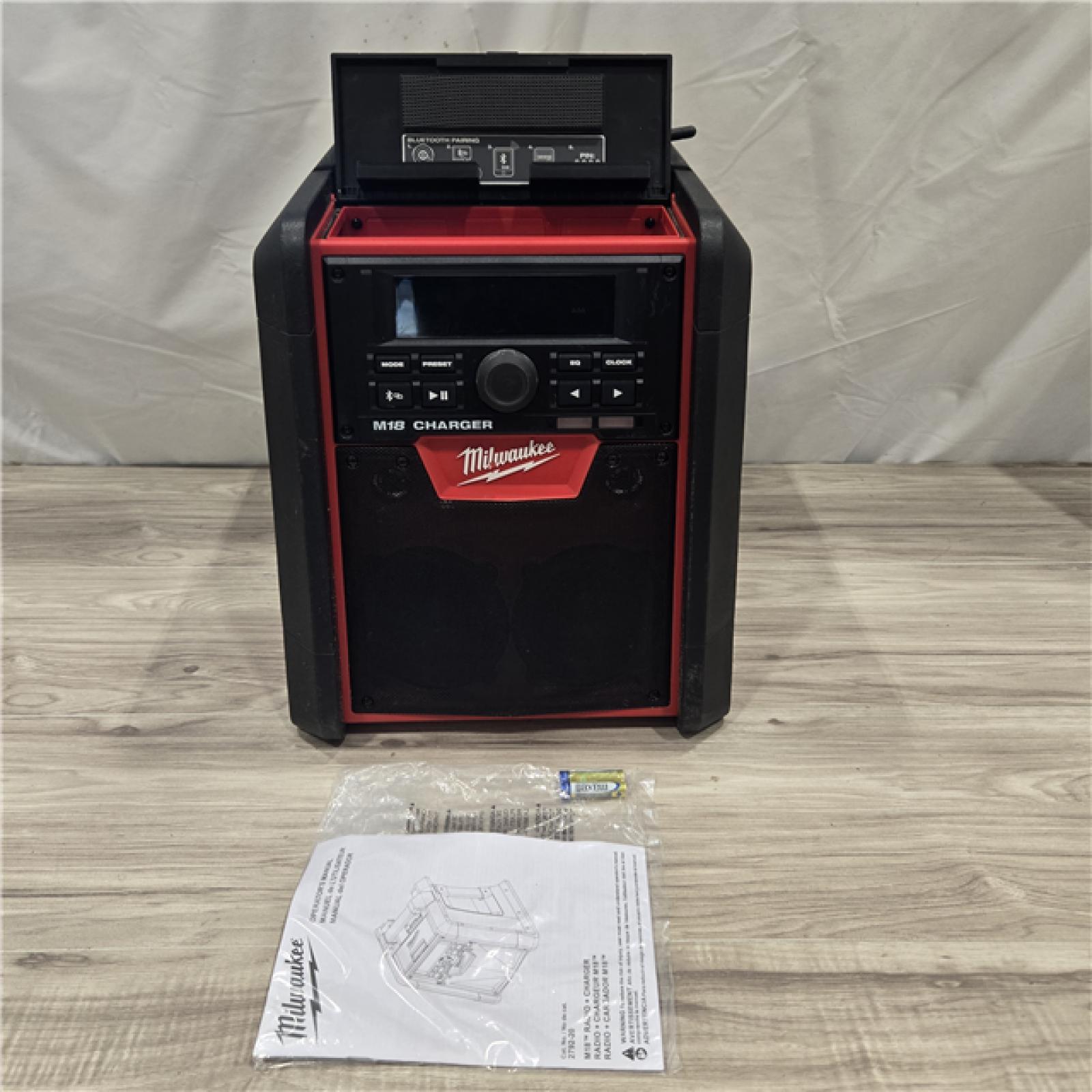 AS-IS Milwaukee M18 Lithium-Ion Cordless Jobsite Radio/Charger