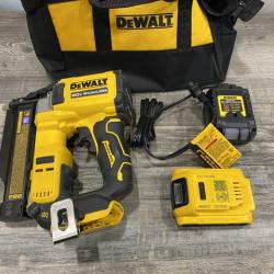 AS-IS DEWALT ATOMIC 20V MAX Lithium Ion Cordless 23 Gauge Pin Nailer Kit