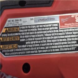AS-IS Milwaukee FUEL 18V Lithium-Ion Brushless Cordless 4-1/2 in./5 in. Grinder with Variable Speed & Paddle Switch (Tool-Only)