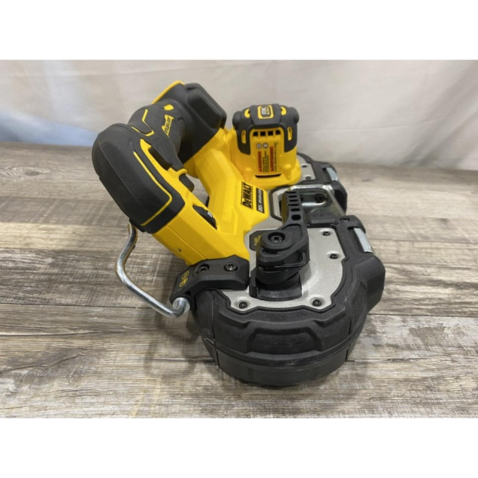 AS-IS DEWALT ATOMIC 20V MAX Cordless Brushless Compact 1-3/4 in. Bandsaw (Tool Only)