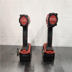 AS-IS- Milwaukee FUEL 18V Lithium-Ion Brushless Cordless Hammer Drill and Impact Driver Combo Kit