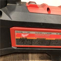 AS-IS Milwaukee 18-Volt 1/4 HP Lithium-Ion Cordless Transfer Pump (Tool Only)