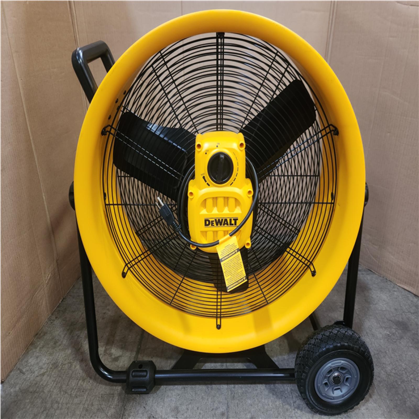Phoenix NEW DEWALT 24 in. Heavy-Duty Drum Fan with Extra Long 12 ft. Power Cord and Stepless Speed Control