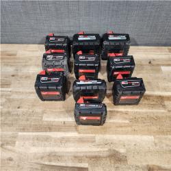 HOUSTON LOCATION - AS - IS MILWAUKEE BATTERY PACK QTY - 10
