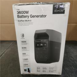 Phoenix NEW EcoFlow 1800-Watt DELTA 3 Portable LFP Power Station, 1024Wh Battery Generator, Push-Button Start, Home Backup, RVs, Camping