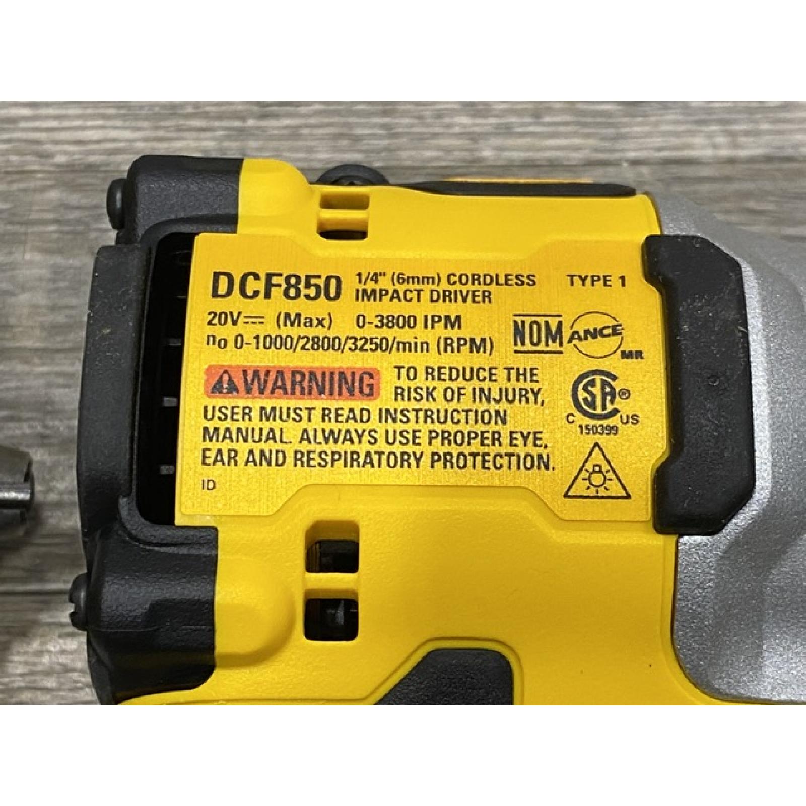 AS-IS DEWALT ATOMIC 20V MAX Lithium-Ion Cordless 2-Tool Combo Kit