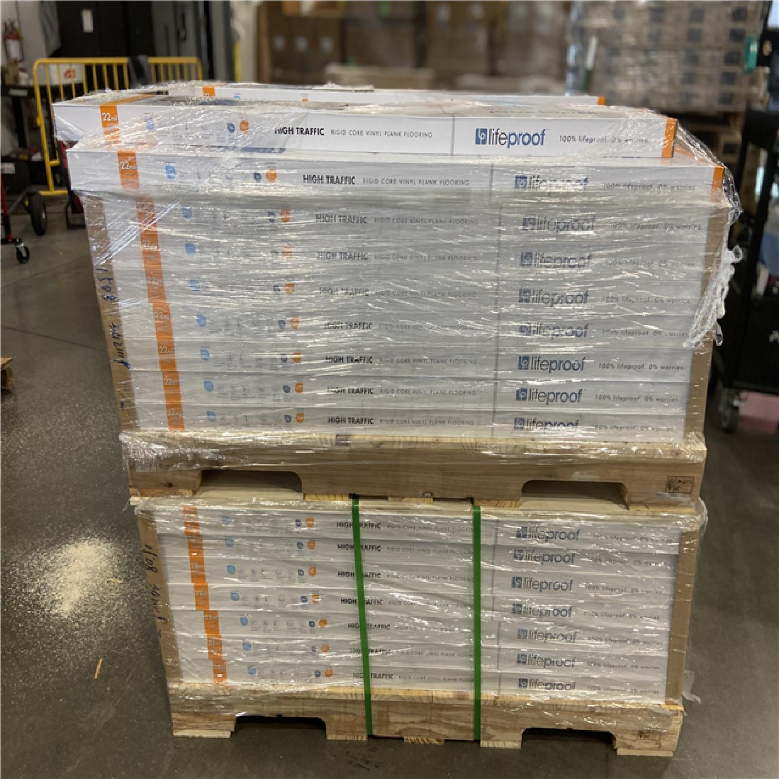 DALLAS LOCATION - Lifeproof Luxurious Pine Wood 22 MIL x 8.7 in. W x 48 in. L Click Lock Waterproof Luxury Vinyl Plank Flooring (20.1 sqft/case) 62 CASES