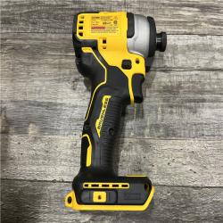 AS-IS DEWALT Atomic 20V Max Lithium-Ion Brushless Cordless Compact 1/4 in. Impact Driver Kit