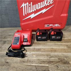 HOUSTON LOCATION - AS-IS (APPEARS LIKE NEW) Milwaukee M18 FUEL 18V Lithium-Ion Brushless Cordless Hammer Drill and Impact Driver Combo Kit