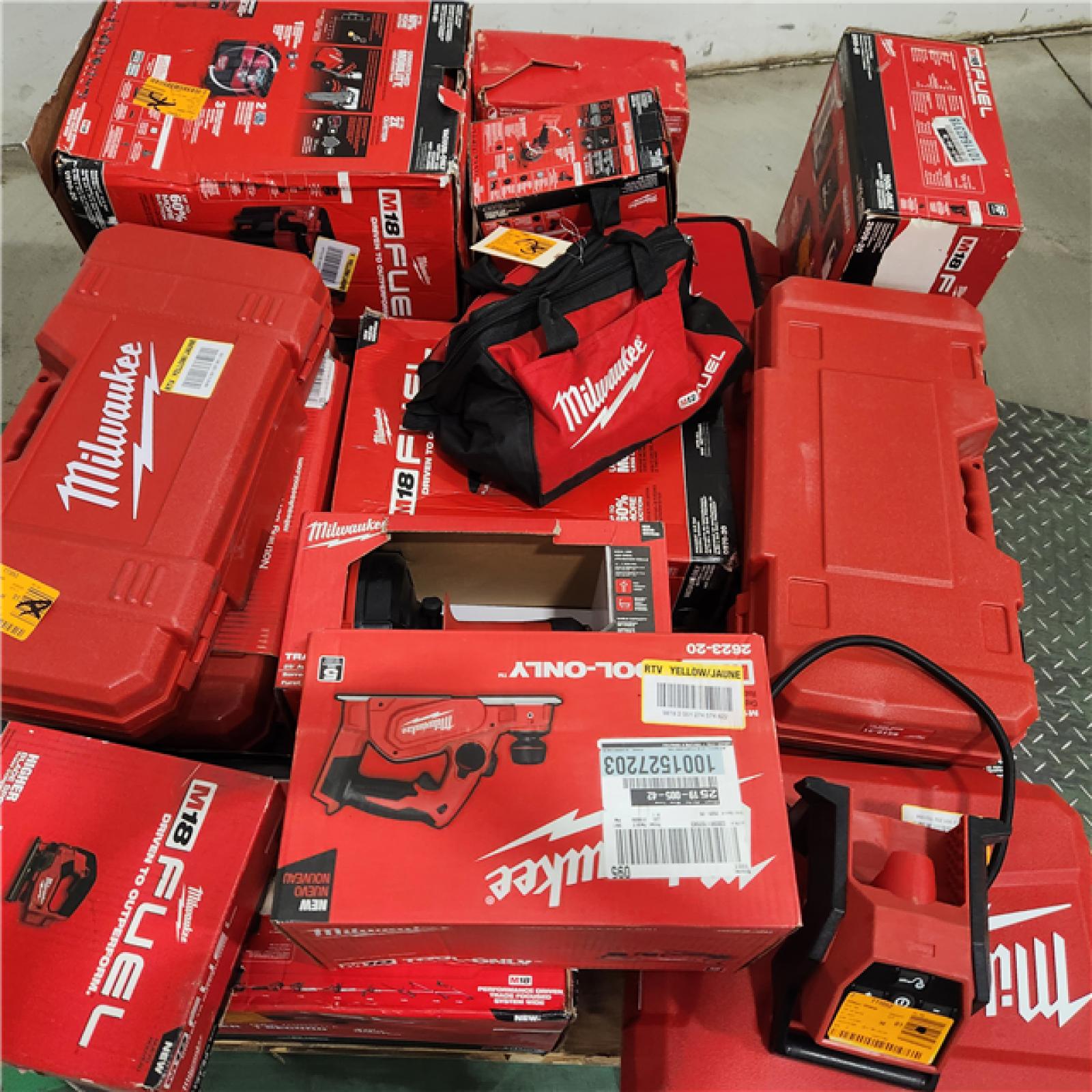 Dallas Location - As-Is MILWAUKEE Tool Pallet