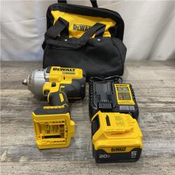AS-IS DEWALT 20V MAX Lithium-Ion Cordless 1/2 in. Impact Wrench Kit