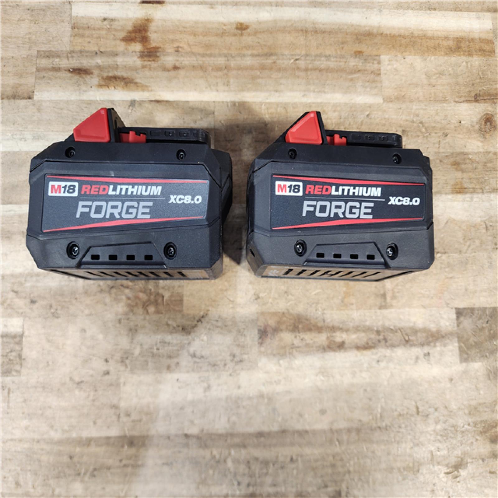 HOUSTON LOCATION - AS-IS MILWAUKEE FORGE BATTERY PACK QTY - 2